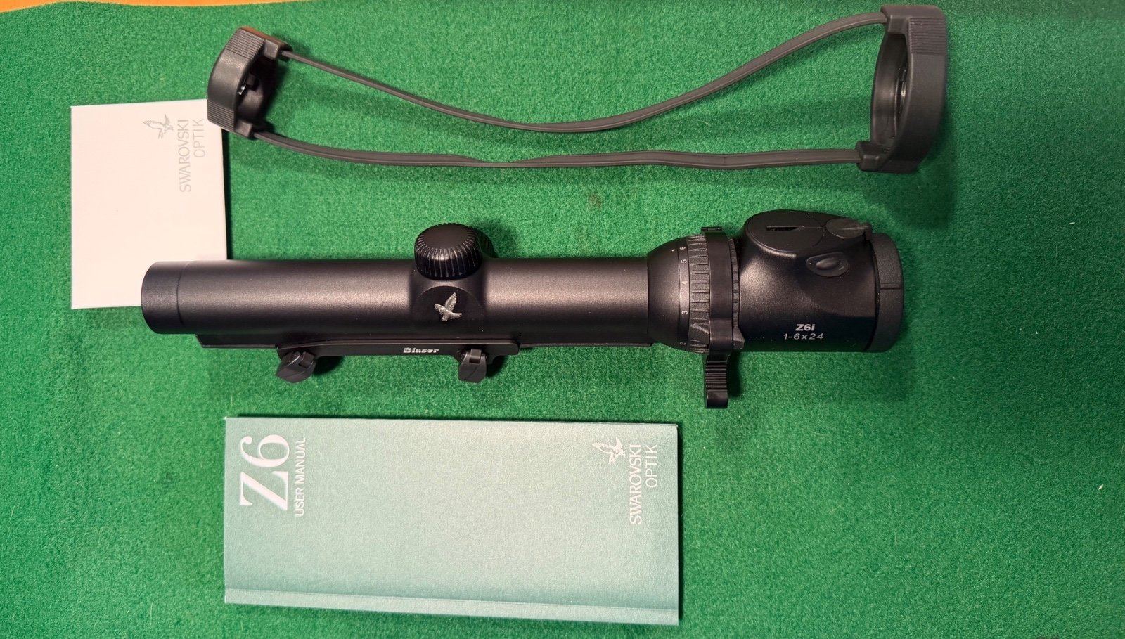 Swarovski Z6i 1–6x24 inkl. Blaser Sattelmontage & original Swarovski Vergrößerungshebel – Bild 2