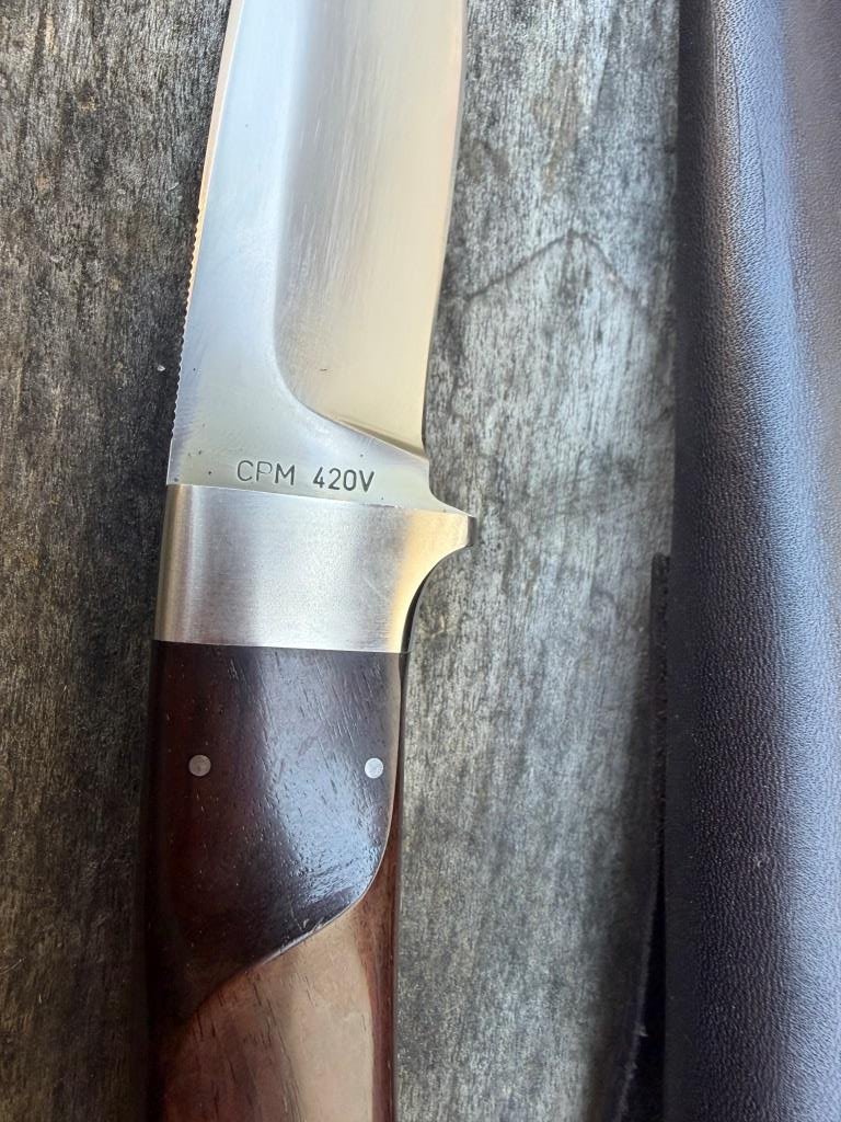 Messer DNC Tumpek Mod. Anker Grenadil Holz CPM 420 V Stahl unbenutzt – Bild 4