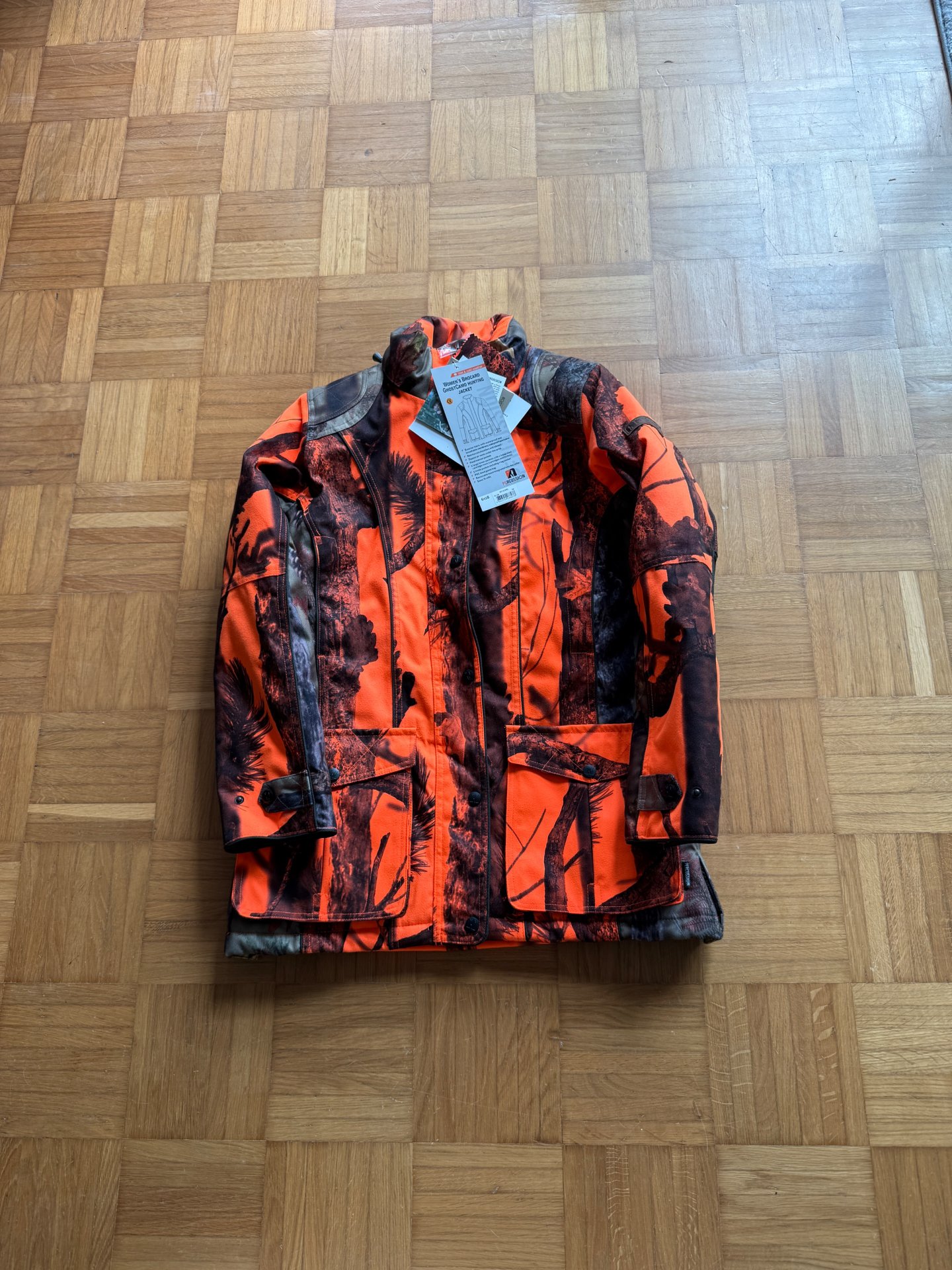 Percussion Brocard Damen Winterjacke „Gr.L“ Camo Blaze – Bild 1