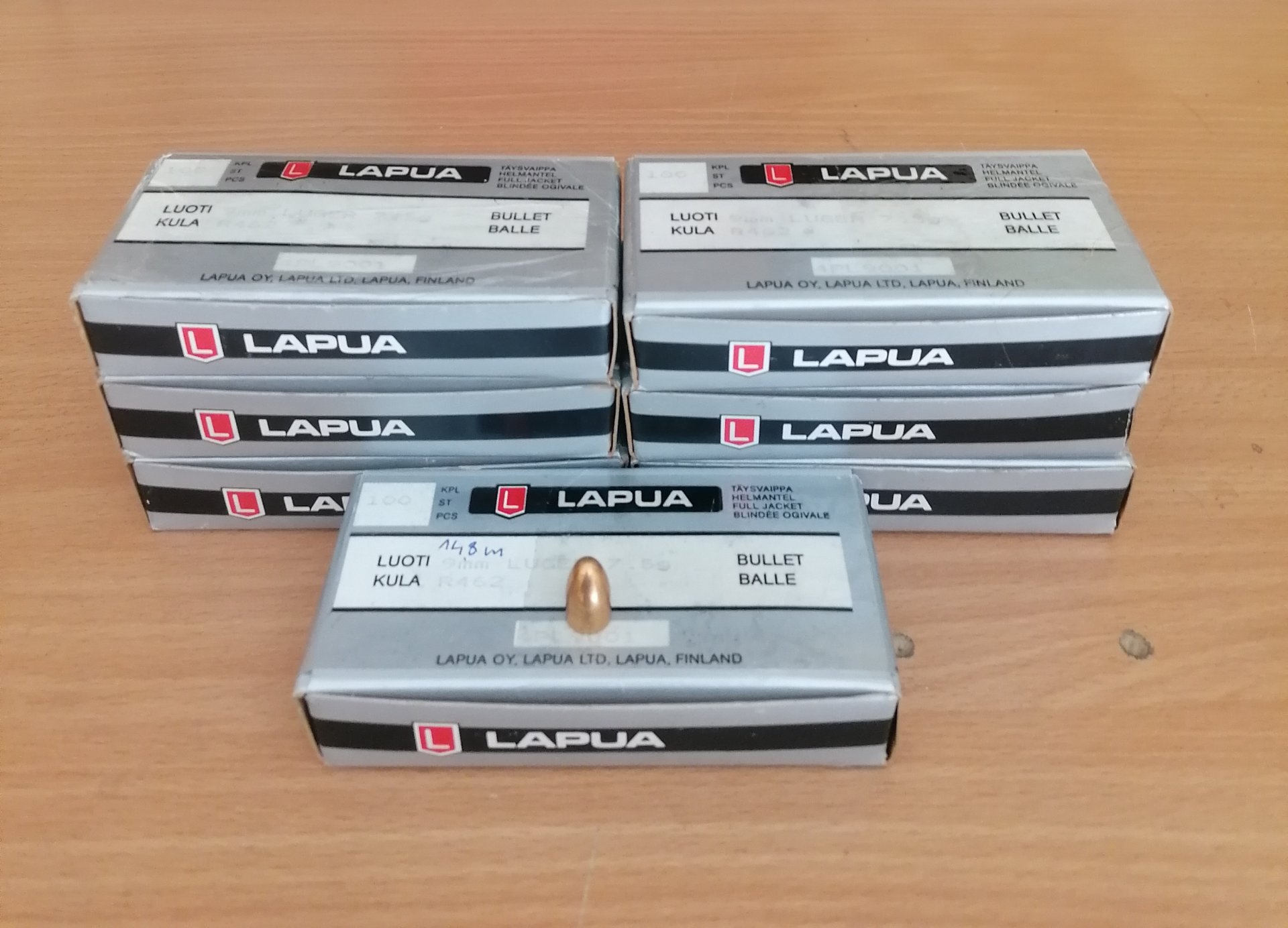 Lapua Geschosse 9mm Luger 7,5g – Bild 1