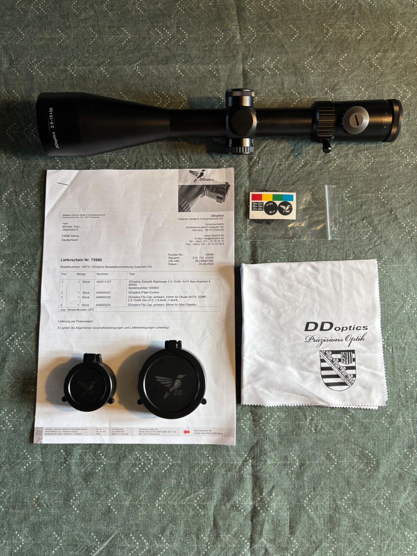 Zielfernrohr DDOptics NFX 2,5-15x56 mit Ifiber – Bild 5