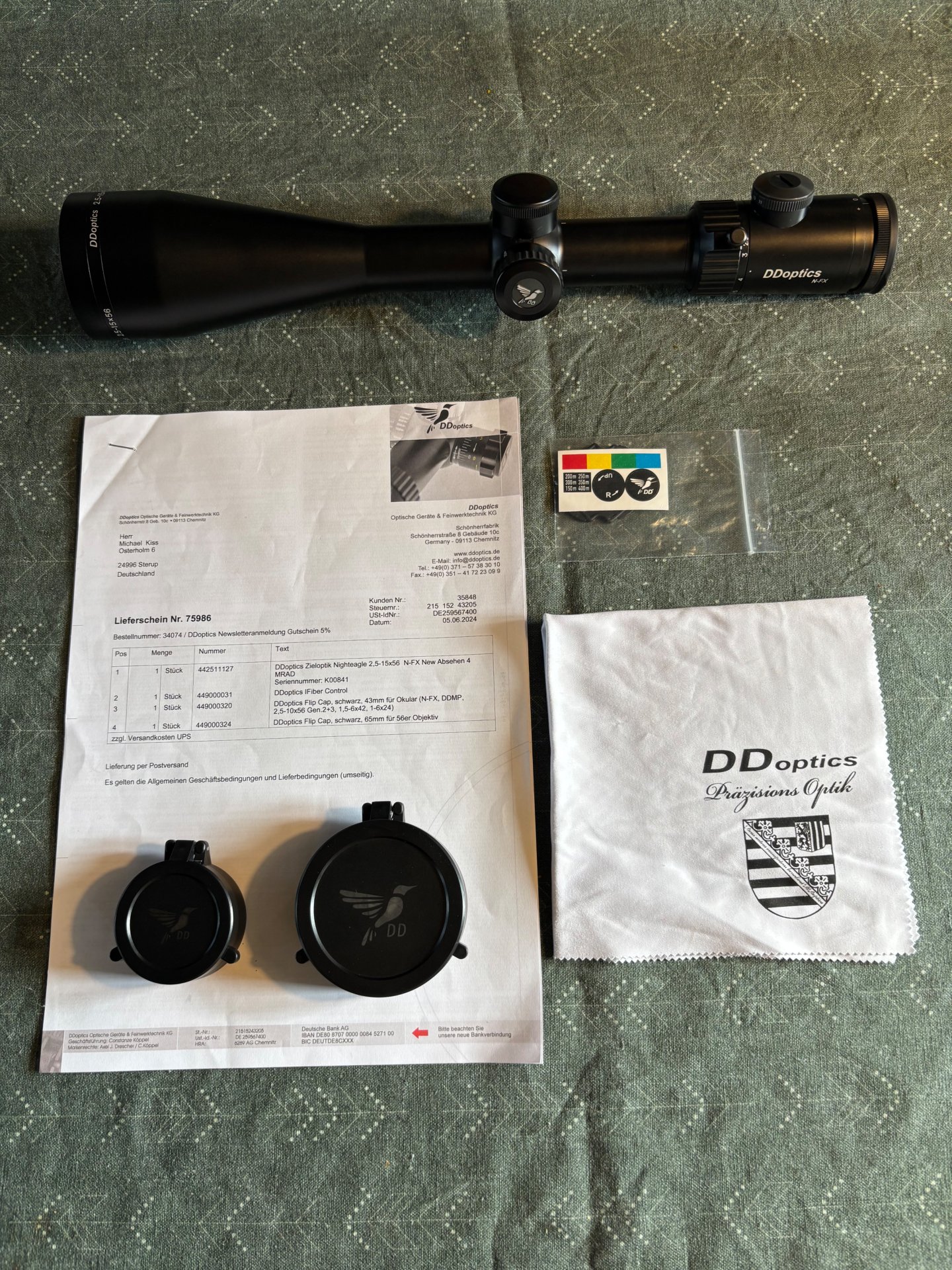Zielfernrohr DDOptics NFX 2,5-15x56 mit Ifiber – Bild 4