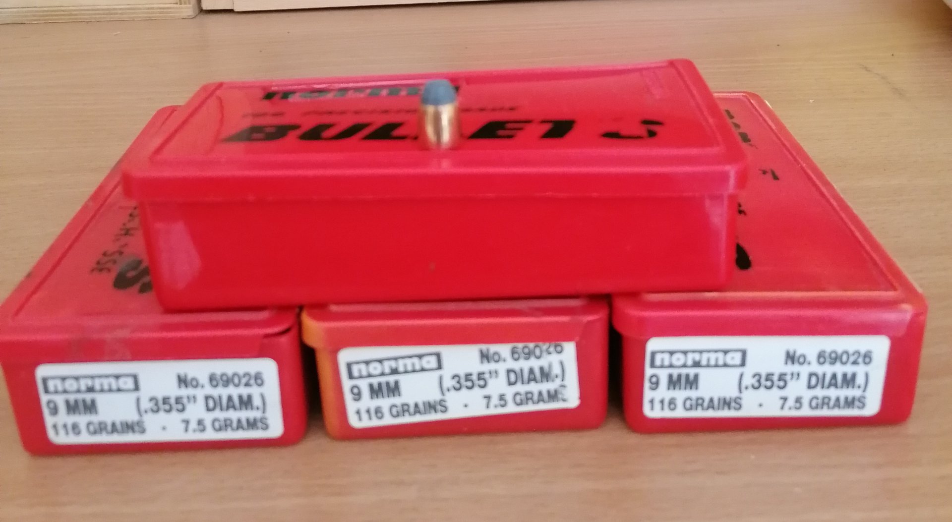 Norma 9 mm Luger 7,5g Teilmantel – Bild 1