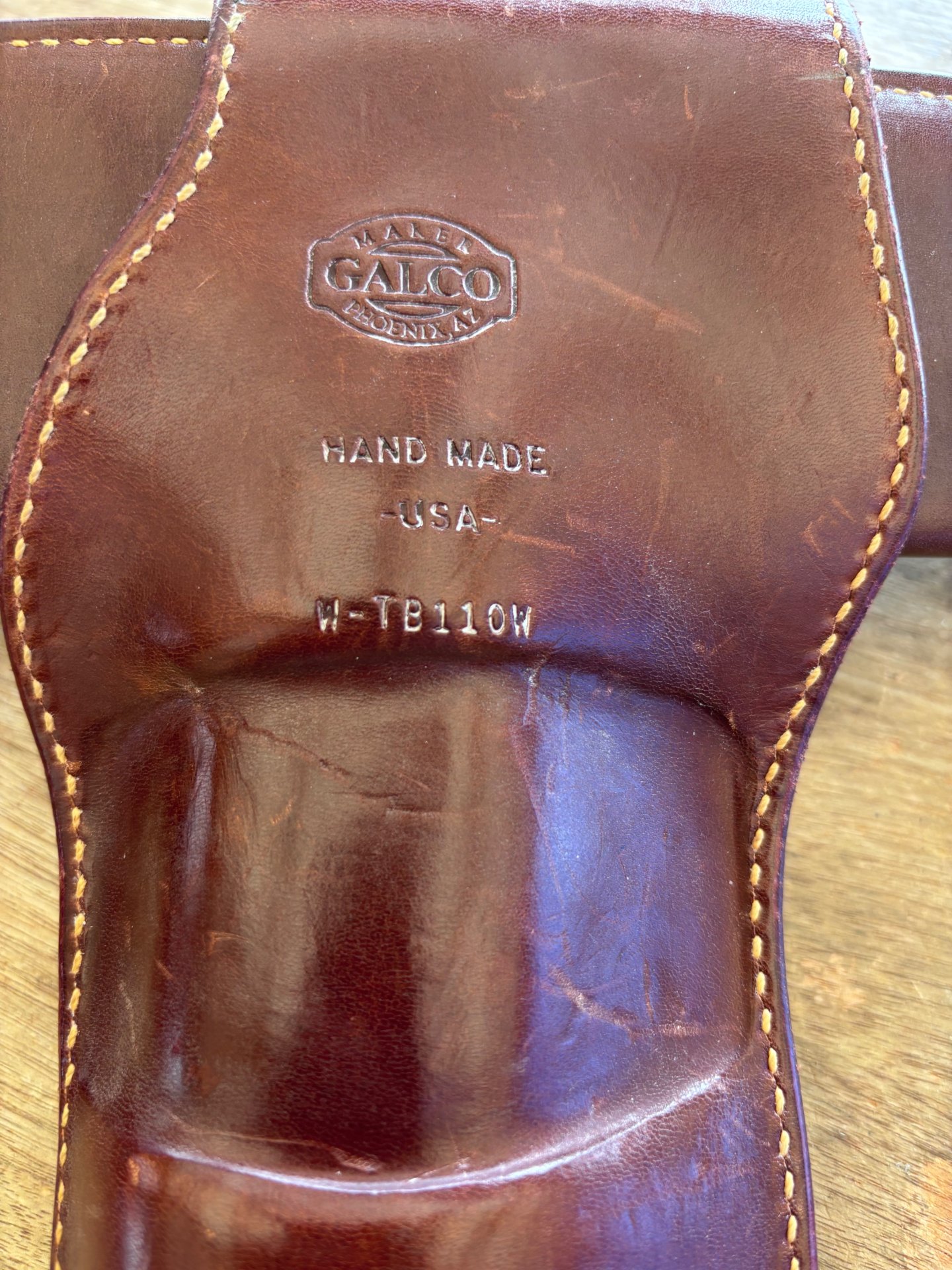GALCO Westernholster mit Money Belt – Colt SAA 5,5” – Größe 42 – USA – Bild 7