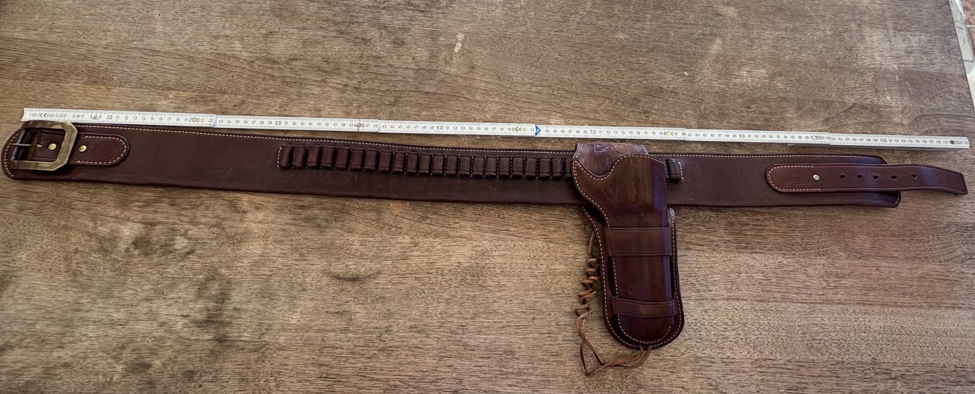 GALCO Westernholster mit Money Belt – Colt SAA 5,5” – Größe 42 – USA – Bild 3