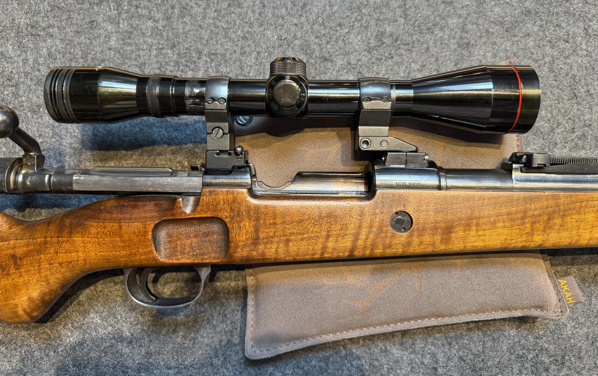 Mauser K98 mit DWM-System – Kaliber .308 Win. – Timney-Abzug, EAW-Schwenkmontage – Bild 1