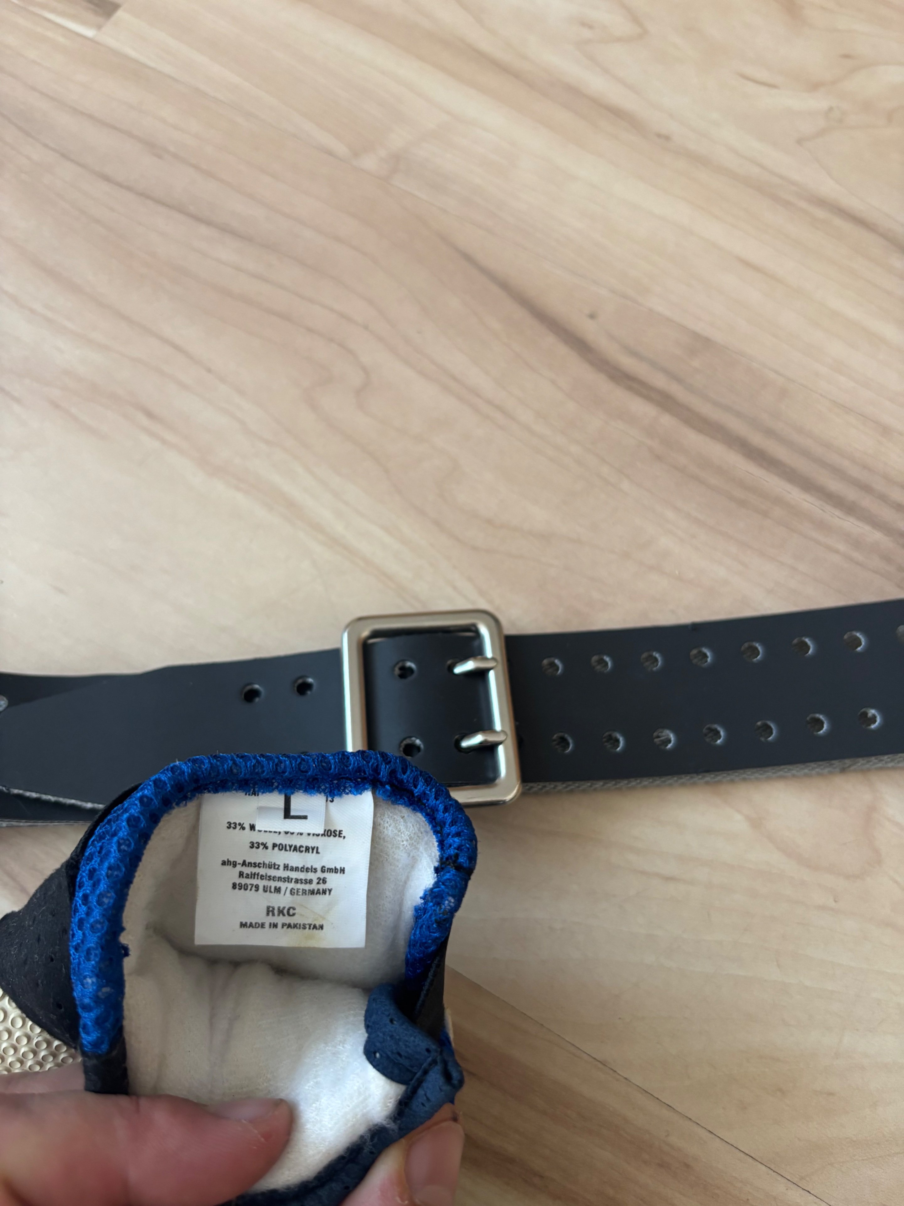 Schießriemen + Schießhandschuh + Riemenbügel – Bild 4