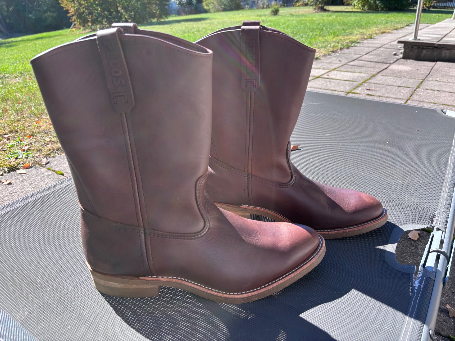 RED WING PECOS 1155 Cowboy Western Boots Gr. 44 US 11 E Made in USA – Bild 13