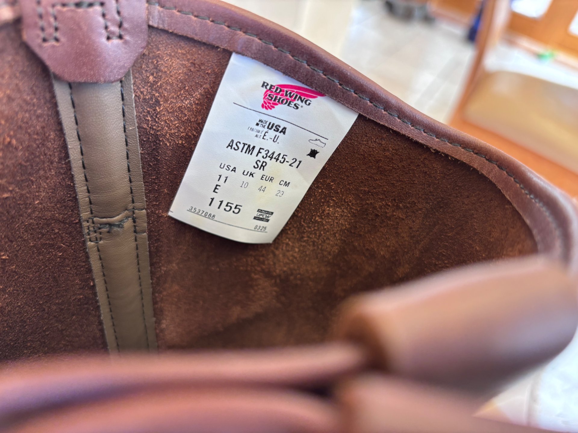 RED WING PECOS 1155 Cowboy Western Boots Gr. 44 US 11 E Made in USA – Bild 15