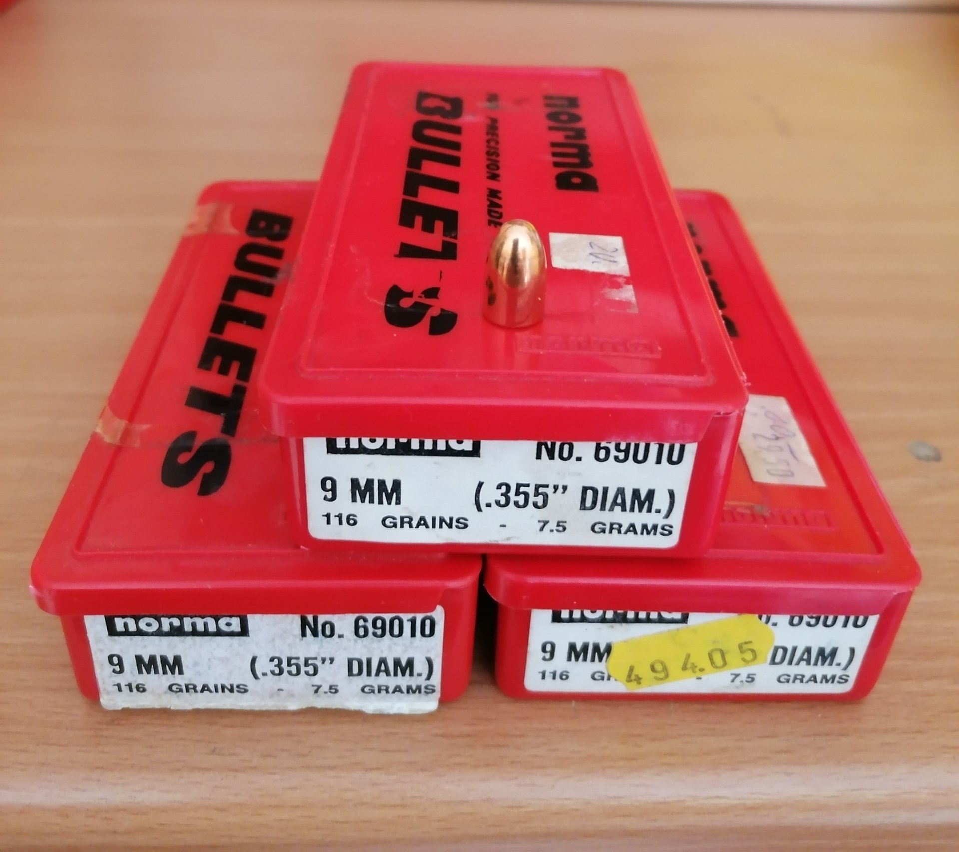 Norma 9 mm Luger 7,5 g Vollmantel – Bild 1