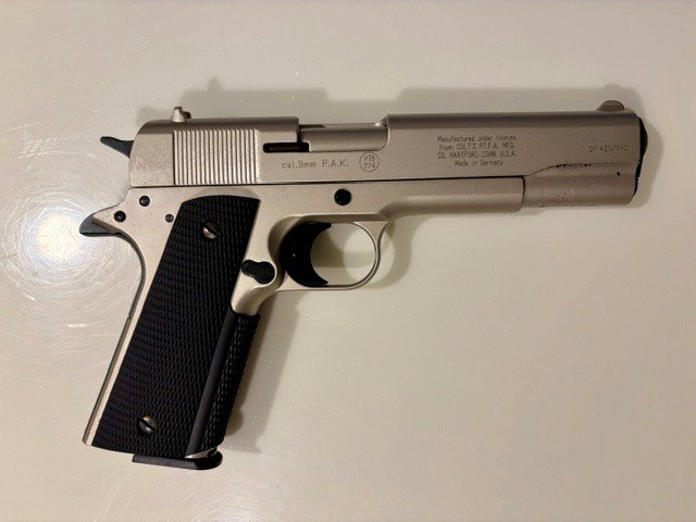 Colt Government 1911 A1 Kal 9mm P.A.K. PTB 774 – Bild 2