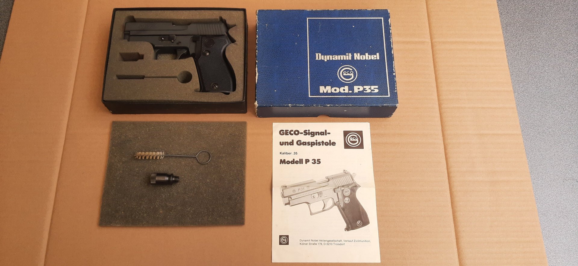 Schreckschusspistole Geco P35 mit dem seltenen Kal. .35 Knall – Bild 3