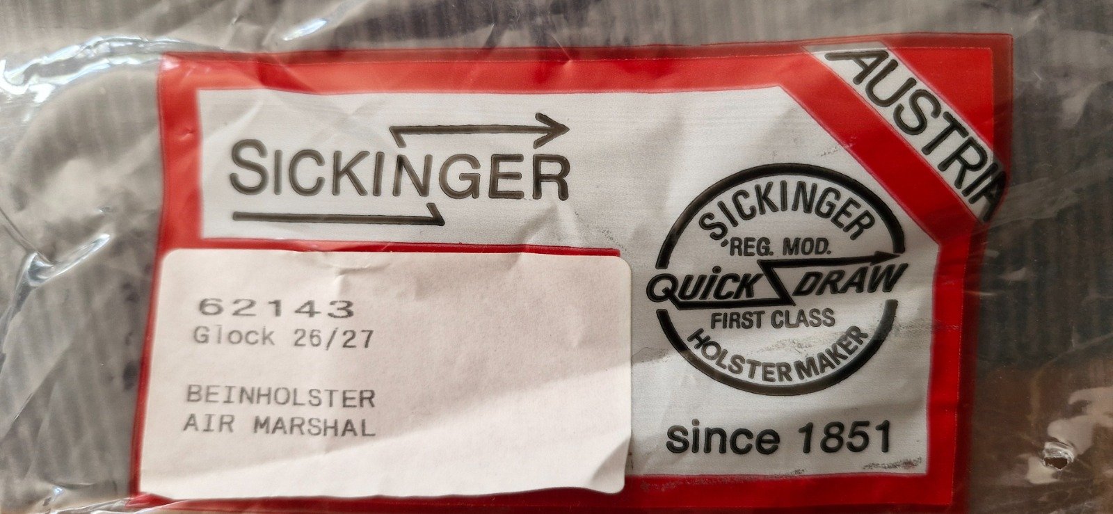 Original Sickinger Beinholster für Glock 26 oder 27 – Bild 4