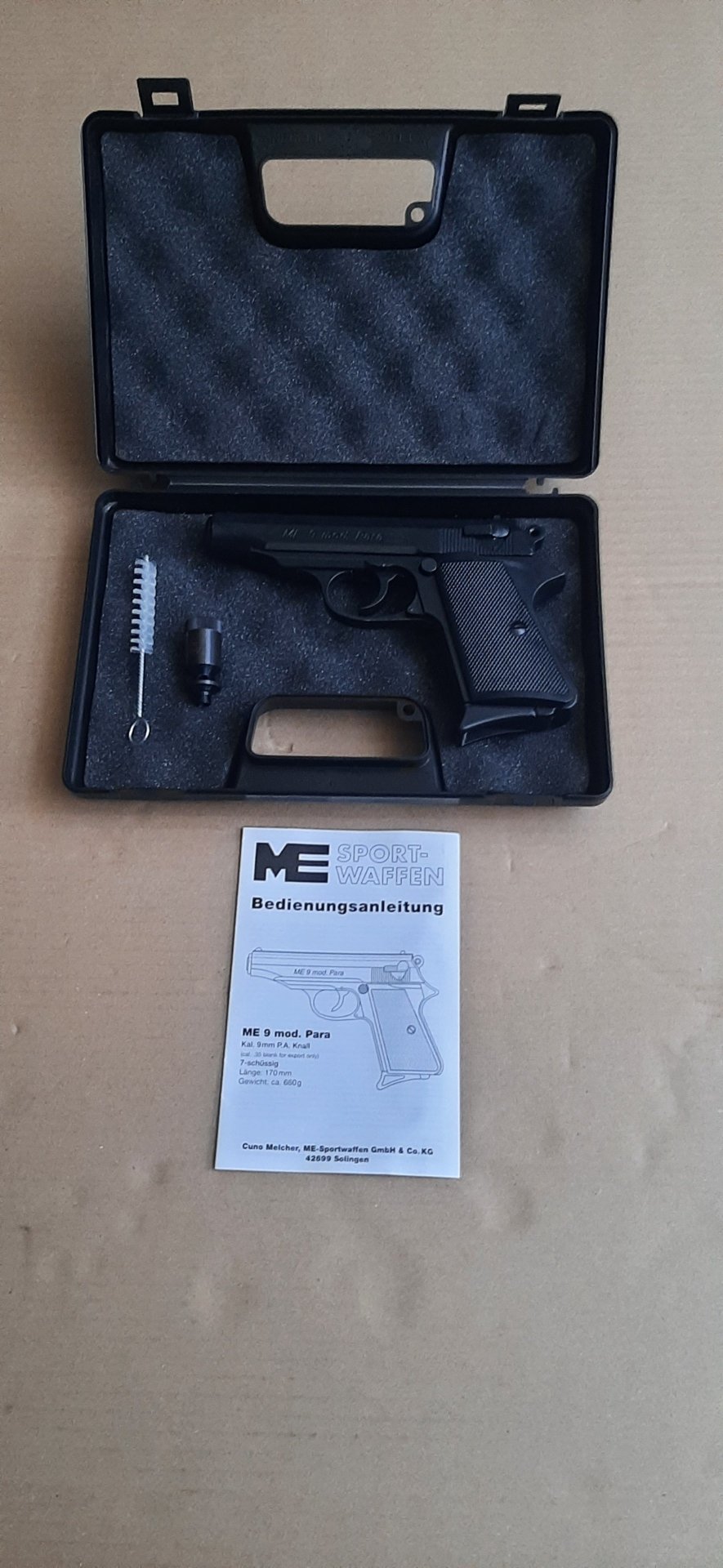 Schreckschusspistole ME 9 Modell Para 9 mm P.A. Knall – Bild 3