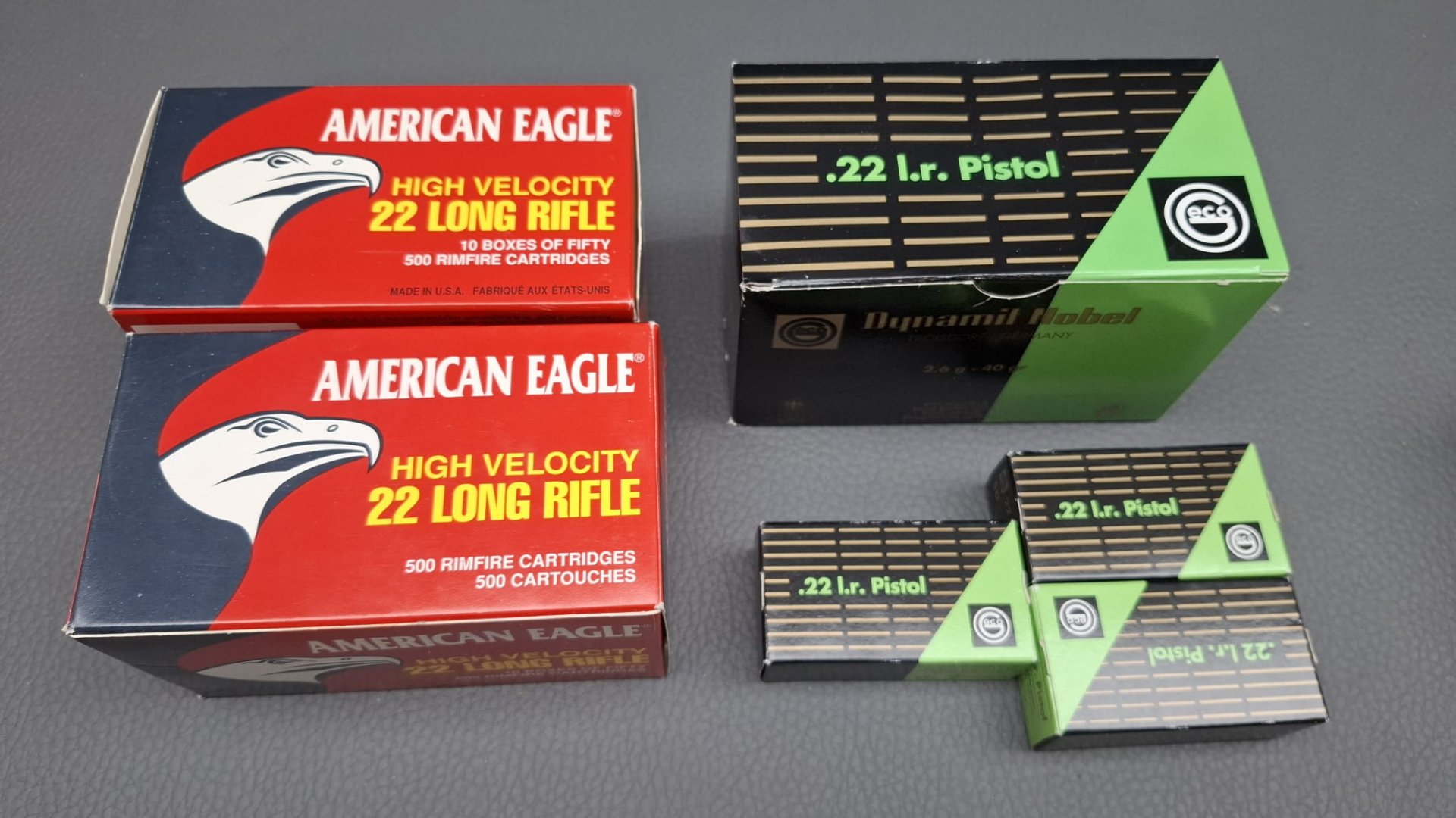 22lR Kleinkaliber Munition KK 1500 Schuss – Bild 1