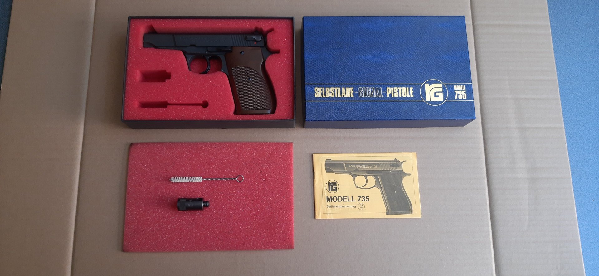 Schreckschusspistole Röhm Modell RG 735 mit dem seltenen Kal. .35 Knall – Bild 1