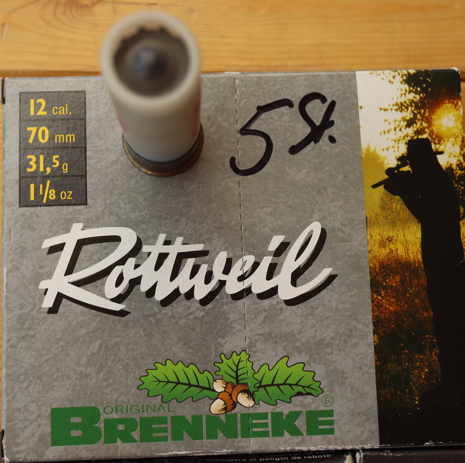 Konvolut von 61 Jagdschrotpatronen Cal. 12/70 inkl. 5 SLUG – Bild 4