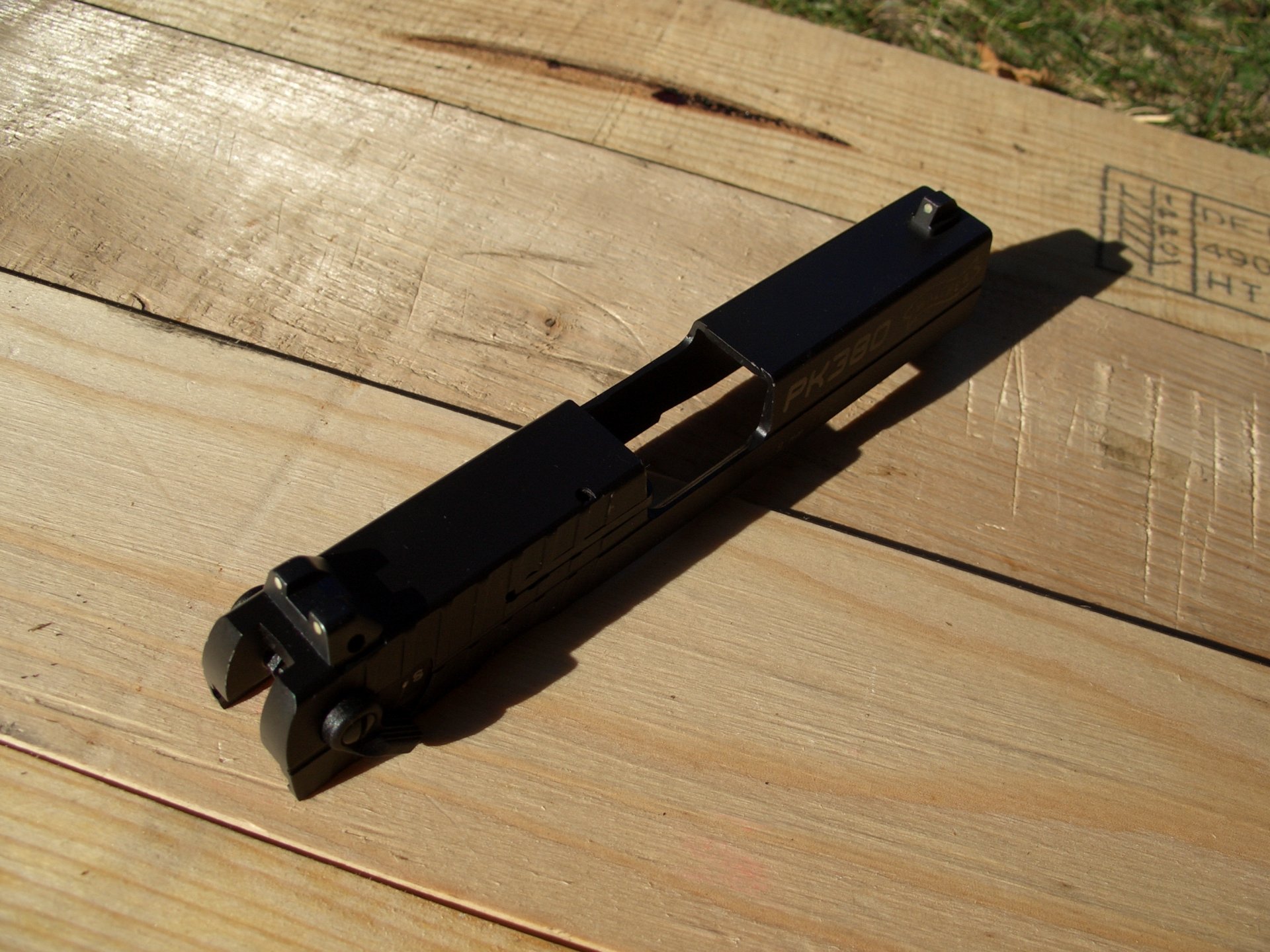 PK 380, Verschluss, Schlitten von einer Umarex Walther PK 380 – Bild 3