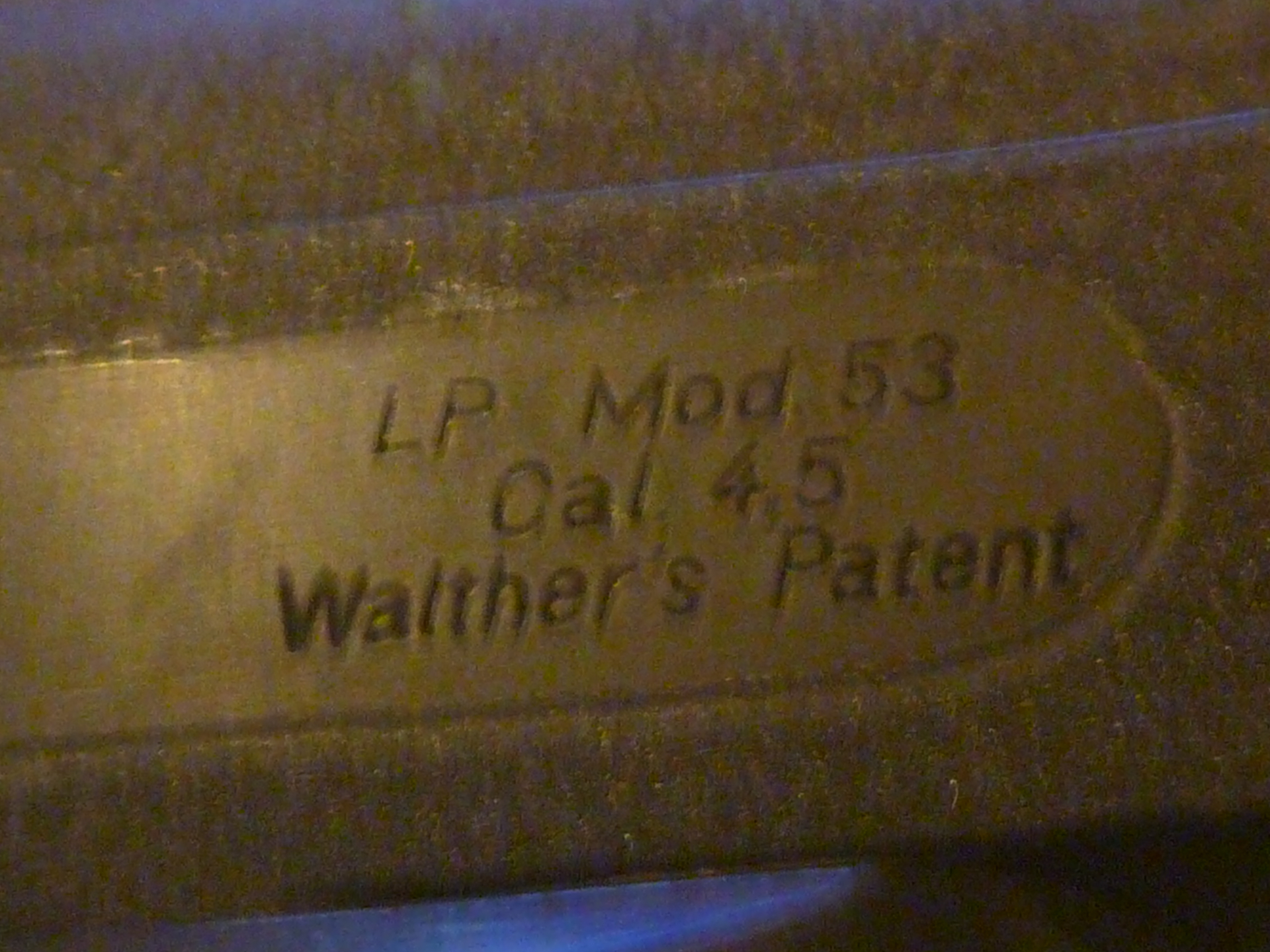Walther Luftpistole Mod. LP 53 mit Munition – Bild 2