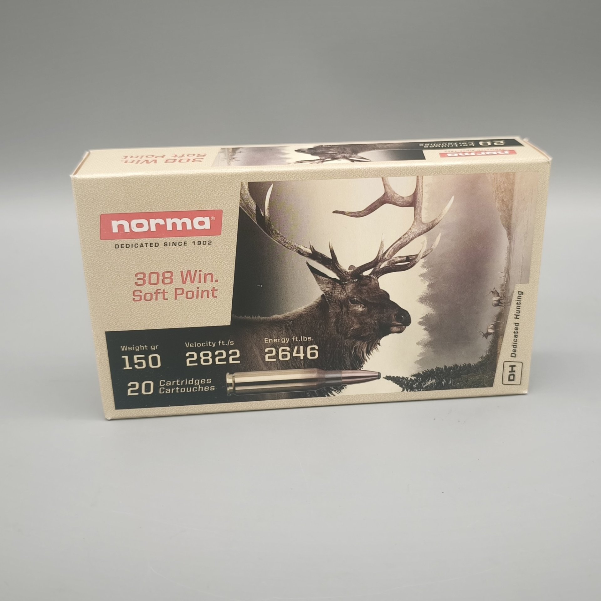 Norma .308Win SP 9,7Gramm/150gr. 20er Päckchen – Bild 4
