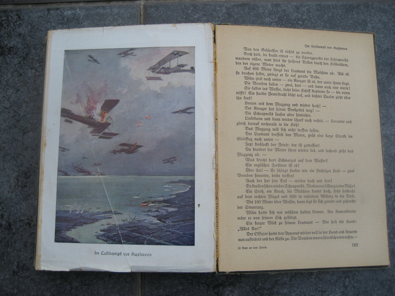 Antiquarisches Buch Seeschlachten und Fliegerkämpfe WW I, 1914-15. – Bild 3