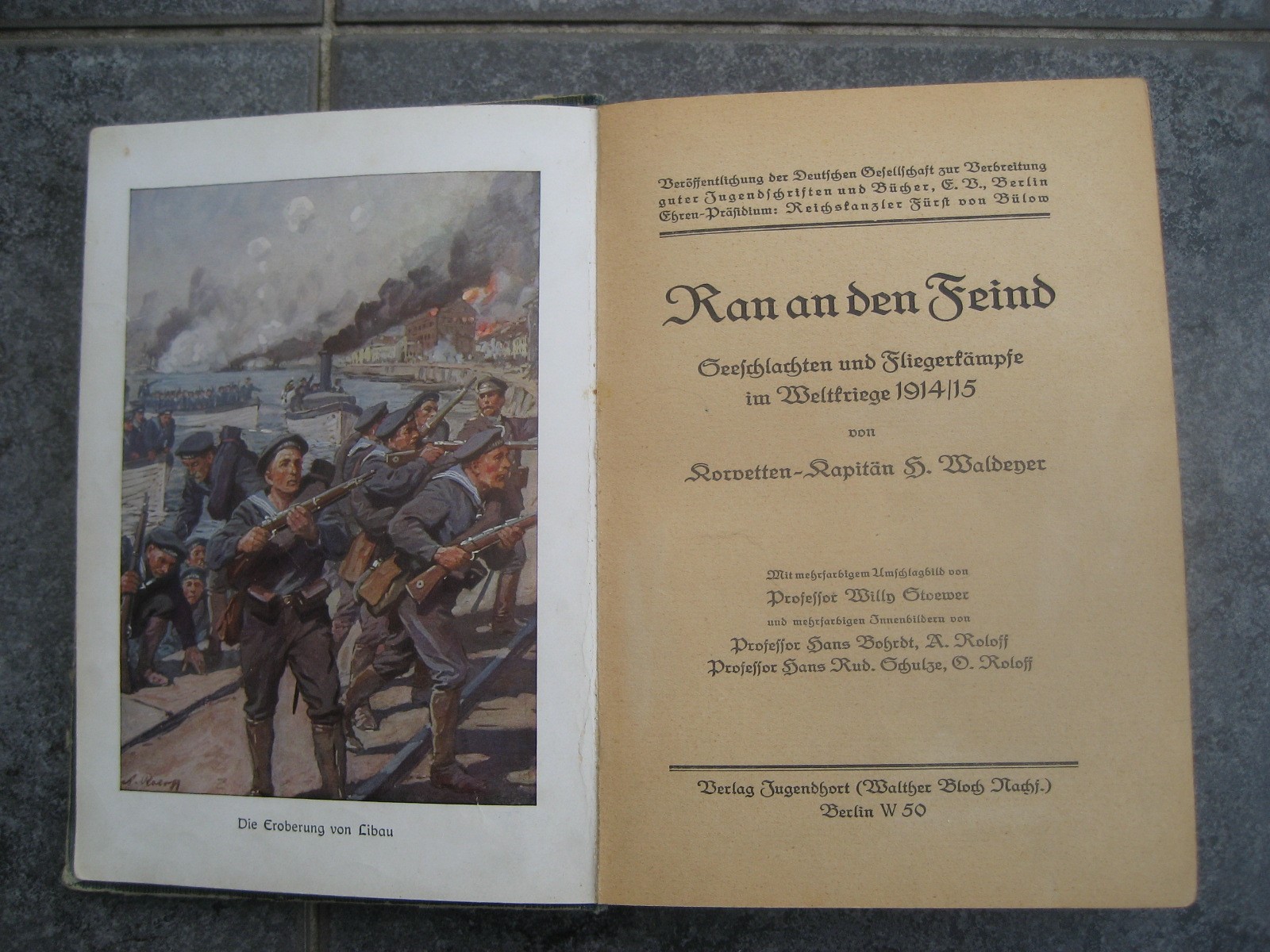Antiquarisches Buch Seeschlachten und Fliegerkämpfe WW I, 1914-15. – Bild 2