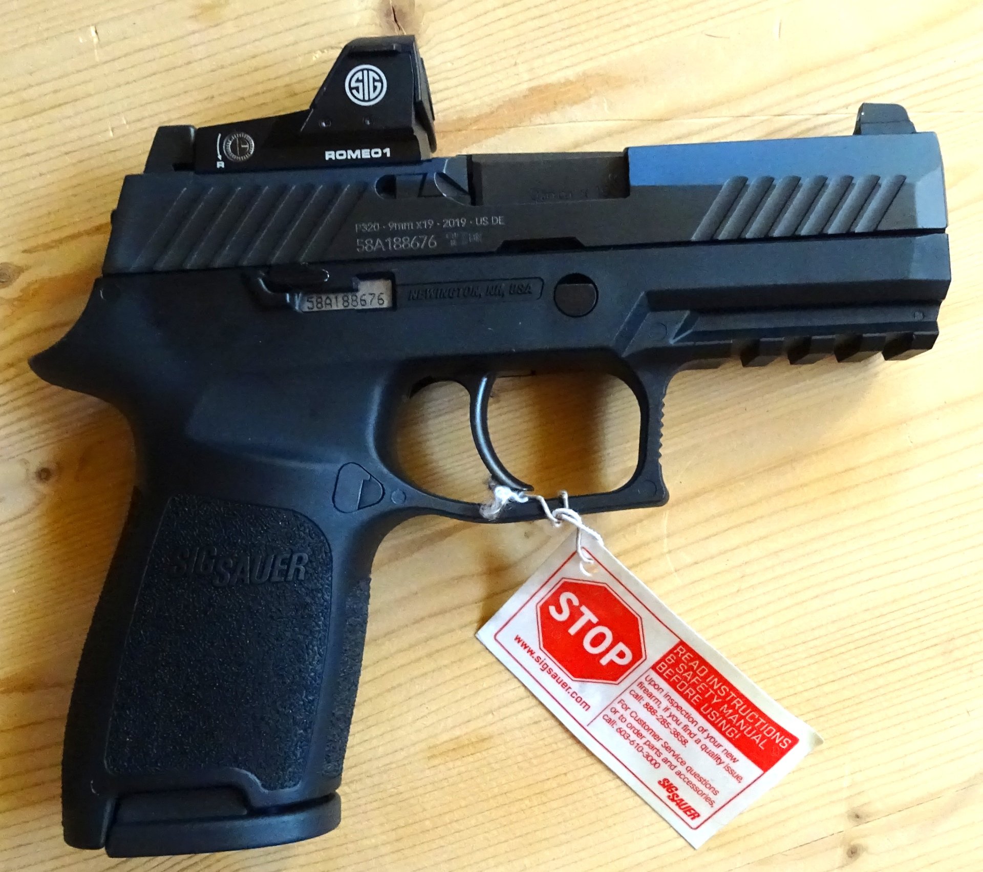 Pistole SIG SAUER P320 RX Compact 9mm Luger Inkl.Taktischer Rucksack NEU und sofort lieferbar – Bild 3