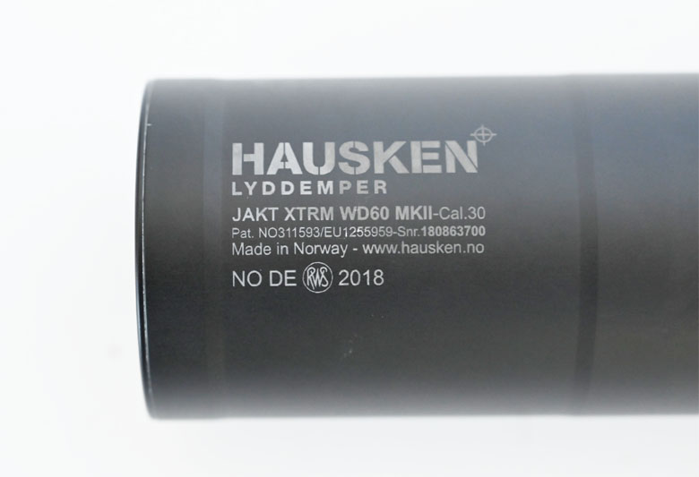 Schalldämpfer Hauksen JAKT XTRM WD60MKII, Kaliber .30/.308, M18x1 – Bild 4