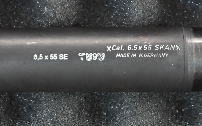Austauschlauf mit Magazin und Vorderschaft, Sauer 202, Kaliber 6,5x55mm, mit M18x1 Gewinde, 1995 – Bild 3