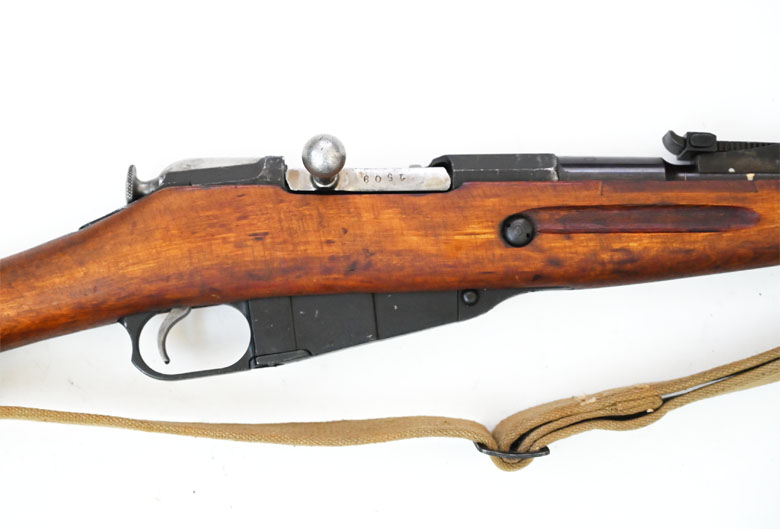 Repetierbüchse Mosin Nagant 91/30, Kaliber 7,62x54Rand, Tikka Finnland SA, AZF Stempel, 1944 – Bild 5