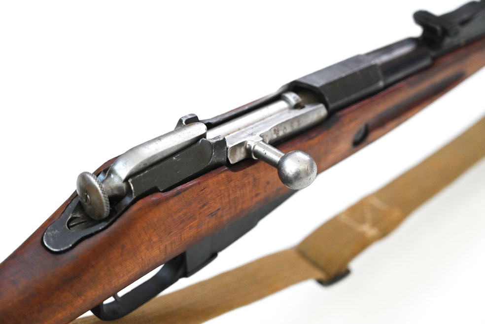 Repetierbüchse Mosin Nagant 91/30, Kaliber 7,62x54Rand, Tikka Finnland SA, AZF Stempel, 1944 – Bild 4