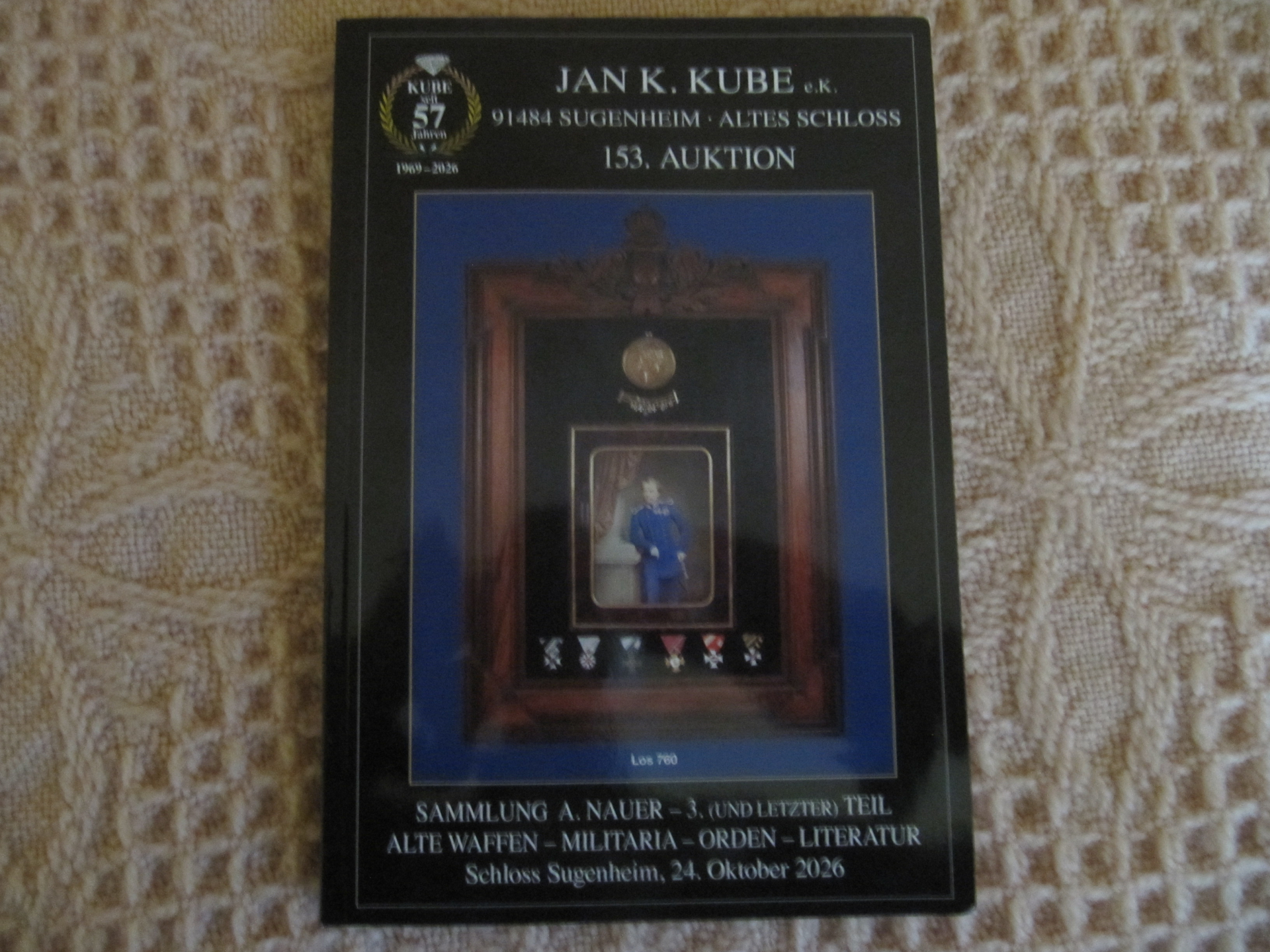 JAN K. KUBE Auktionskatalog zur 153. Auktion am 24.Oktober 2026 – Bild 1