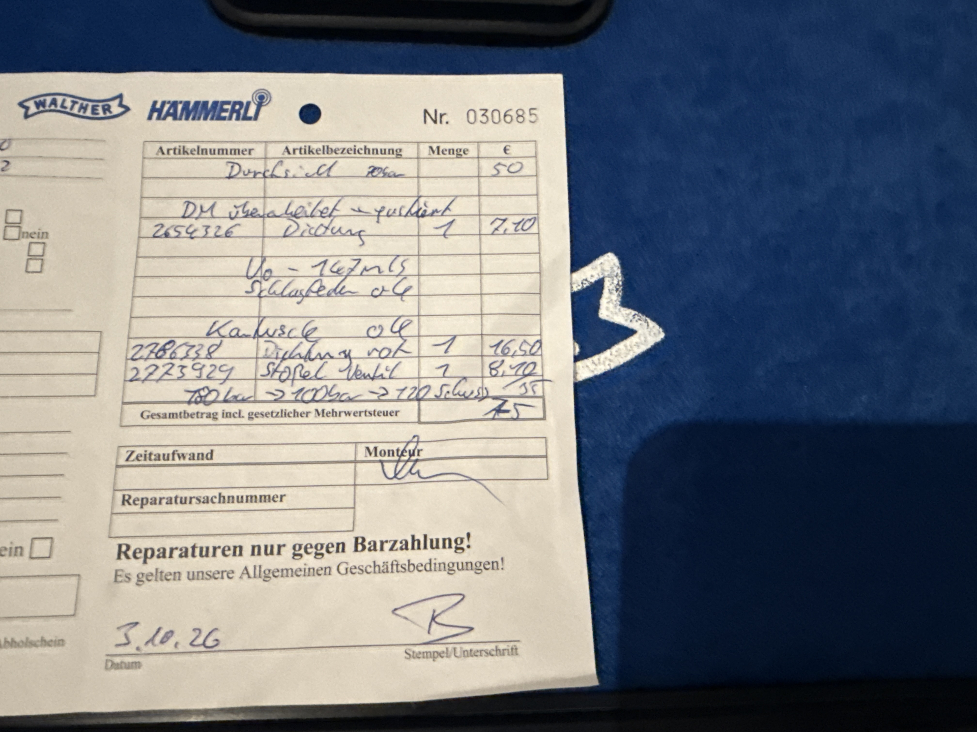 Walther LP500 Meistermanufaktur (2022) | Rink-Griff M + Walther-Griff | Carbon-Kartusche (bis 2032+) – Bild 5