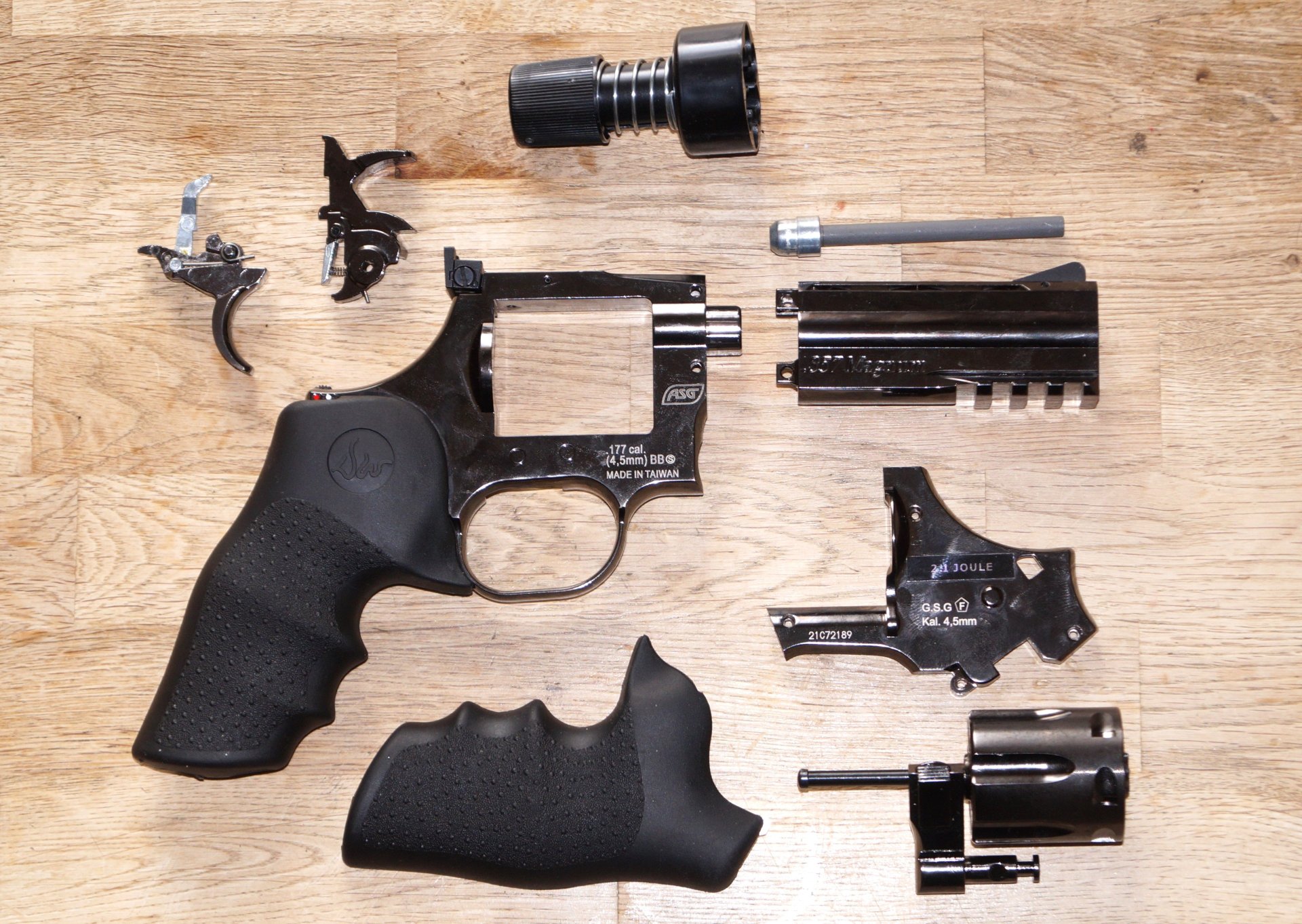 Ersatzteile Dan Wesson 715 4" Co2-Revolver 4,5mm BB – Bild 1