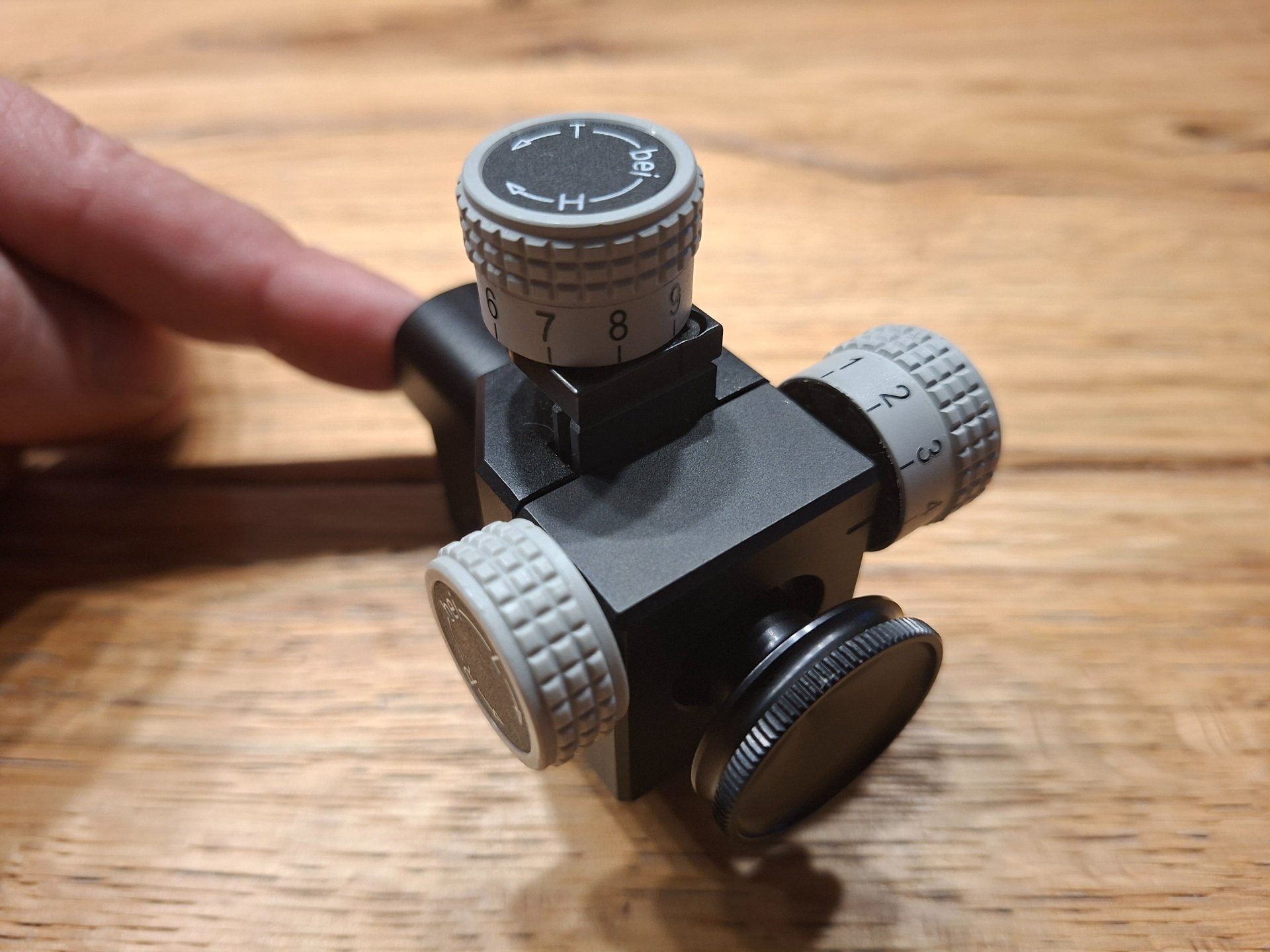 Walther INSIGHT-OUT Matchdiopter, schwarz für LG / KK – Bild 7