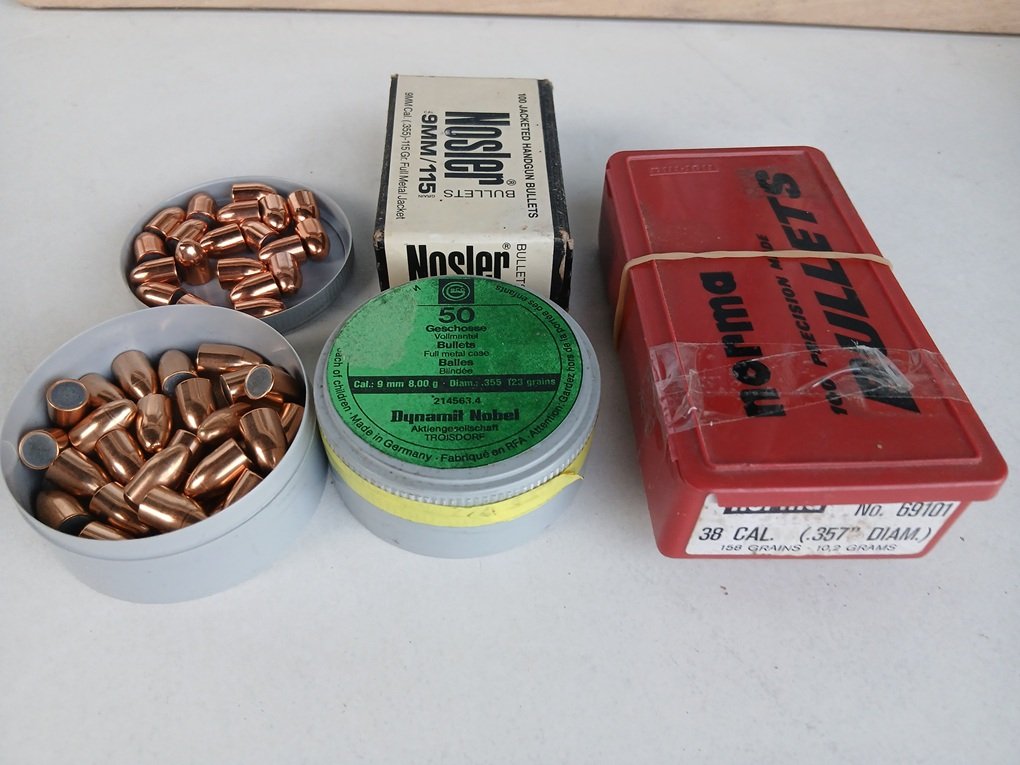 Konvolut Geschosse Kal. .38 ; .357 und 9mm also .355 – Bild 2