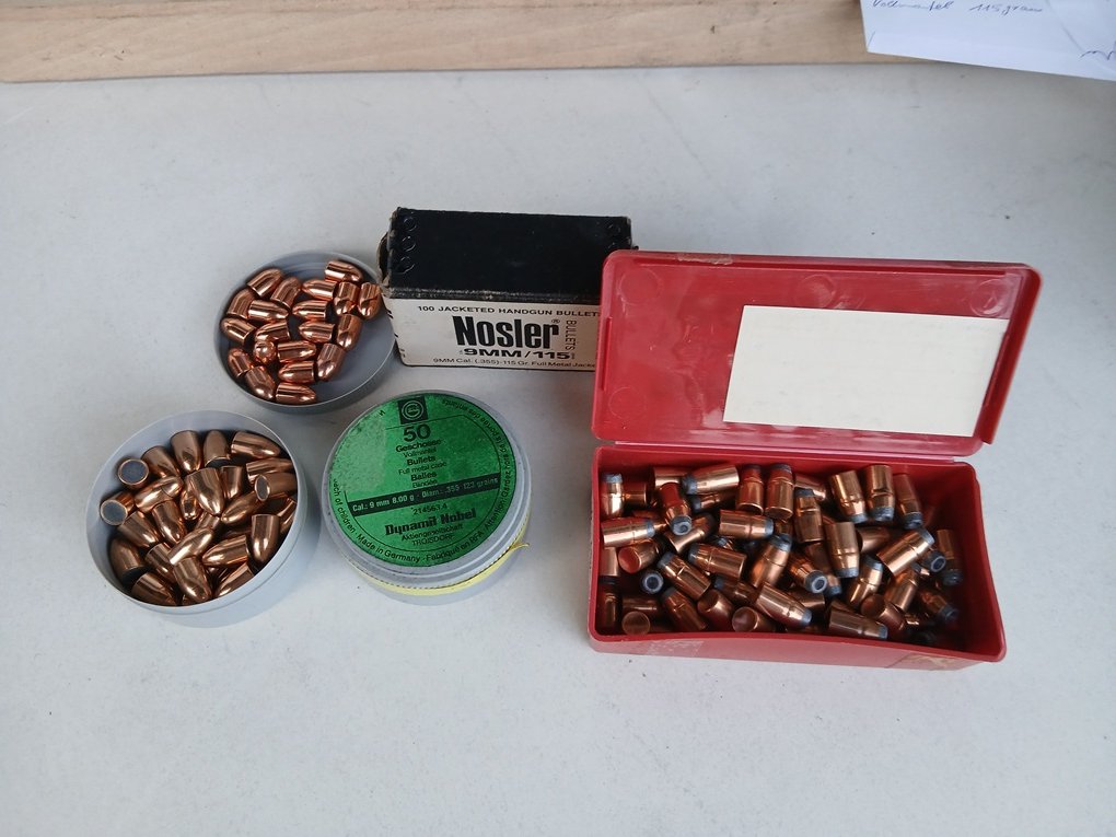 Konvolut Geschosse Kal. .38 ; .357 und 9mm also .355 – Bild 3
