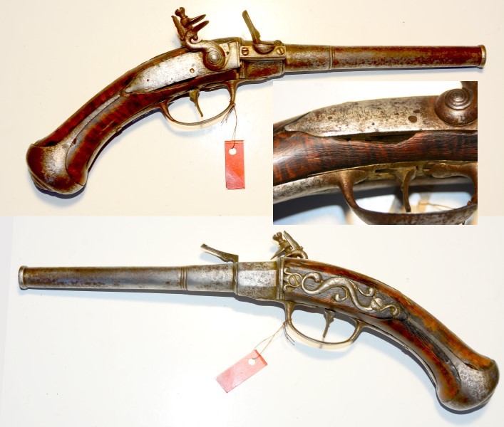 schlanke Steinschlosspistole um 1770 – Bild 1