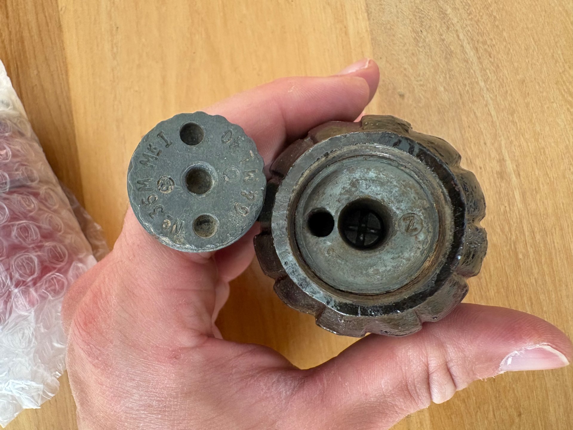 Mills Handgranate No.36 deko inert (no flak 88, Mk2, Mills, Mg42, Mp40) – Bild 4