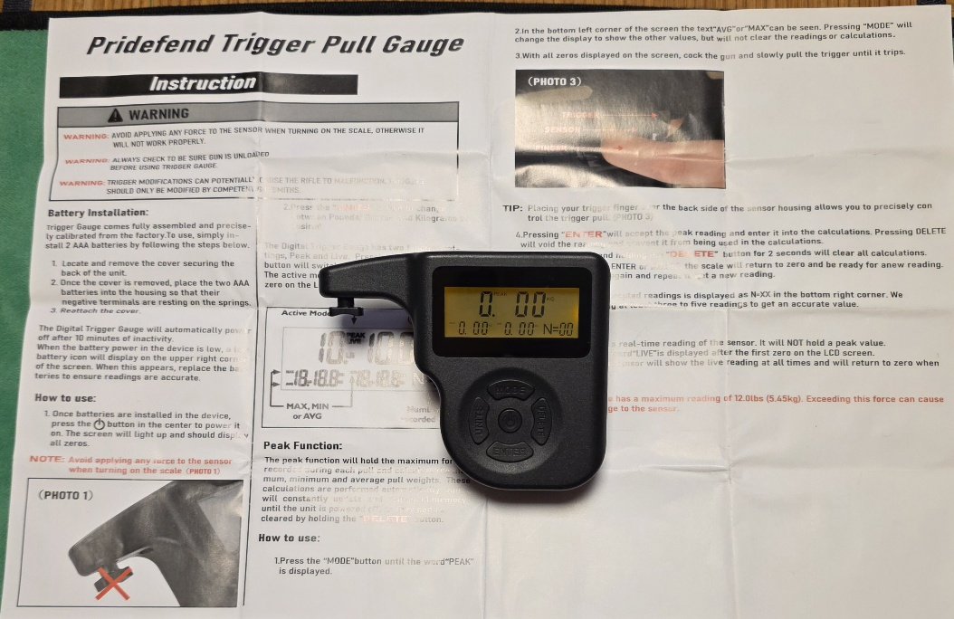 Elektronisch Digitale Abzugswaage , Trigger Pull Gauge – Bild 1