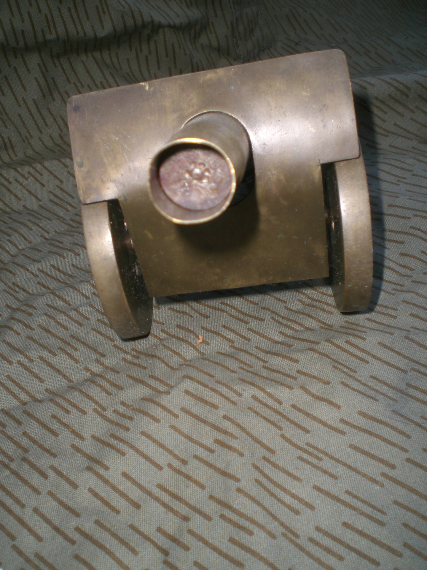 Große Kanone, Spielzeugkanone aus russ. Hülsen 2.Weltkrieg – Bild 4