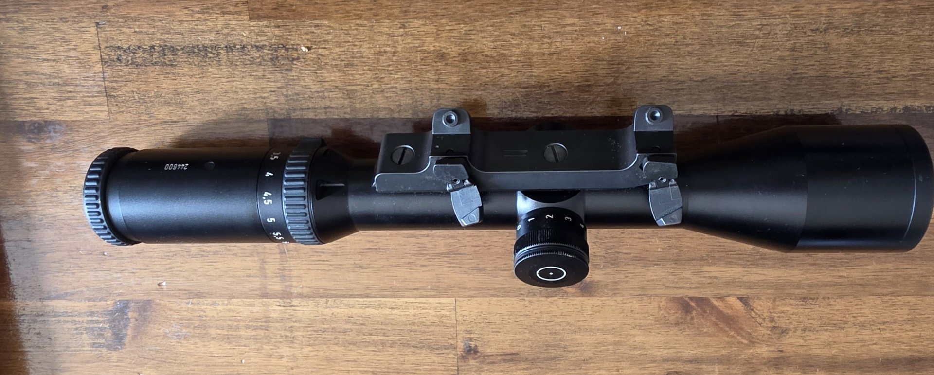 Drückjagd Optik Schmidt&Bender 1,5-6x42 mit Leuchtpunkt auf Blaser Sattelmontage – Bild 3