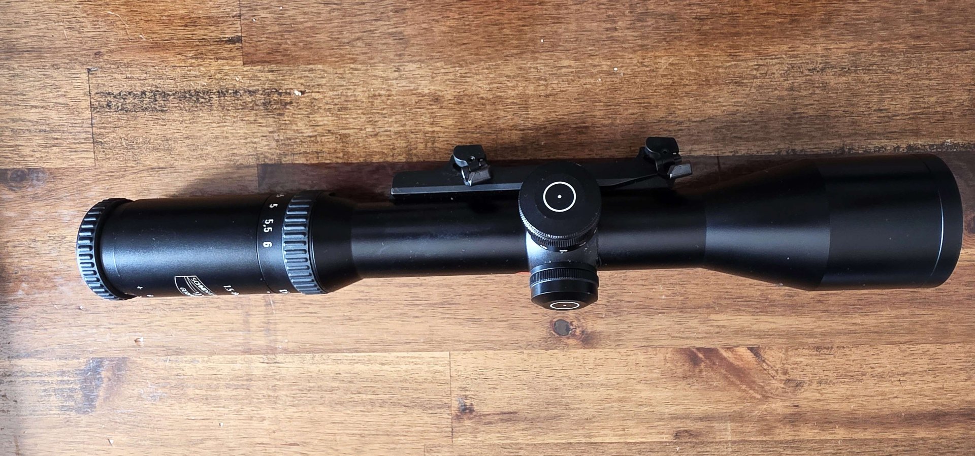 Drückjagd Optik Schmidt&Bender 1,5-6x42 mit Leuchtpunkt auf Blaser Sattelmontage – Bild 2