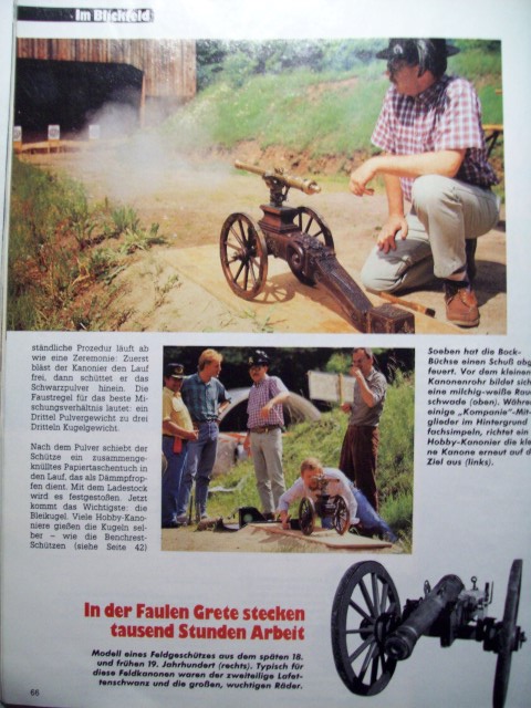 Visier - Heft : ** Schießen mit Modellkanonen ** – Bild 1
