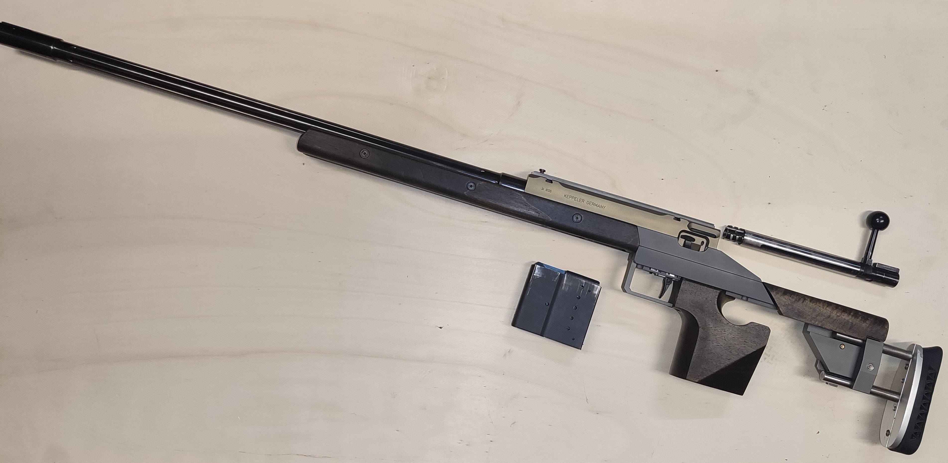 Keppeler Freigewehr 300m / .308 Win / 10 Schuss Magazin / SN 8135 /keine Bleiker Grünig – Bild 1