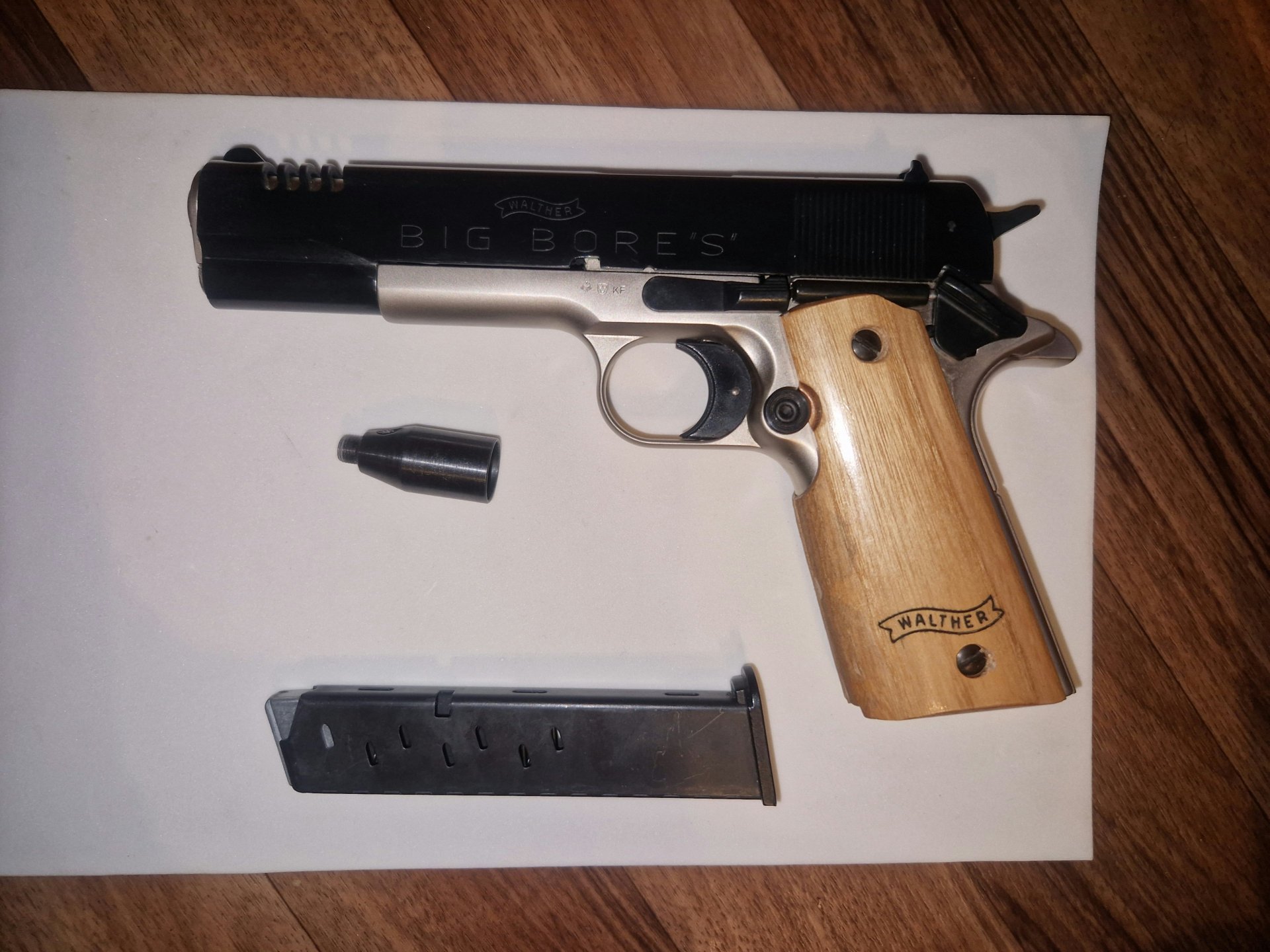 Walther Big Bore S PAK 9mm Holzgriff – Bild 1