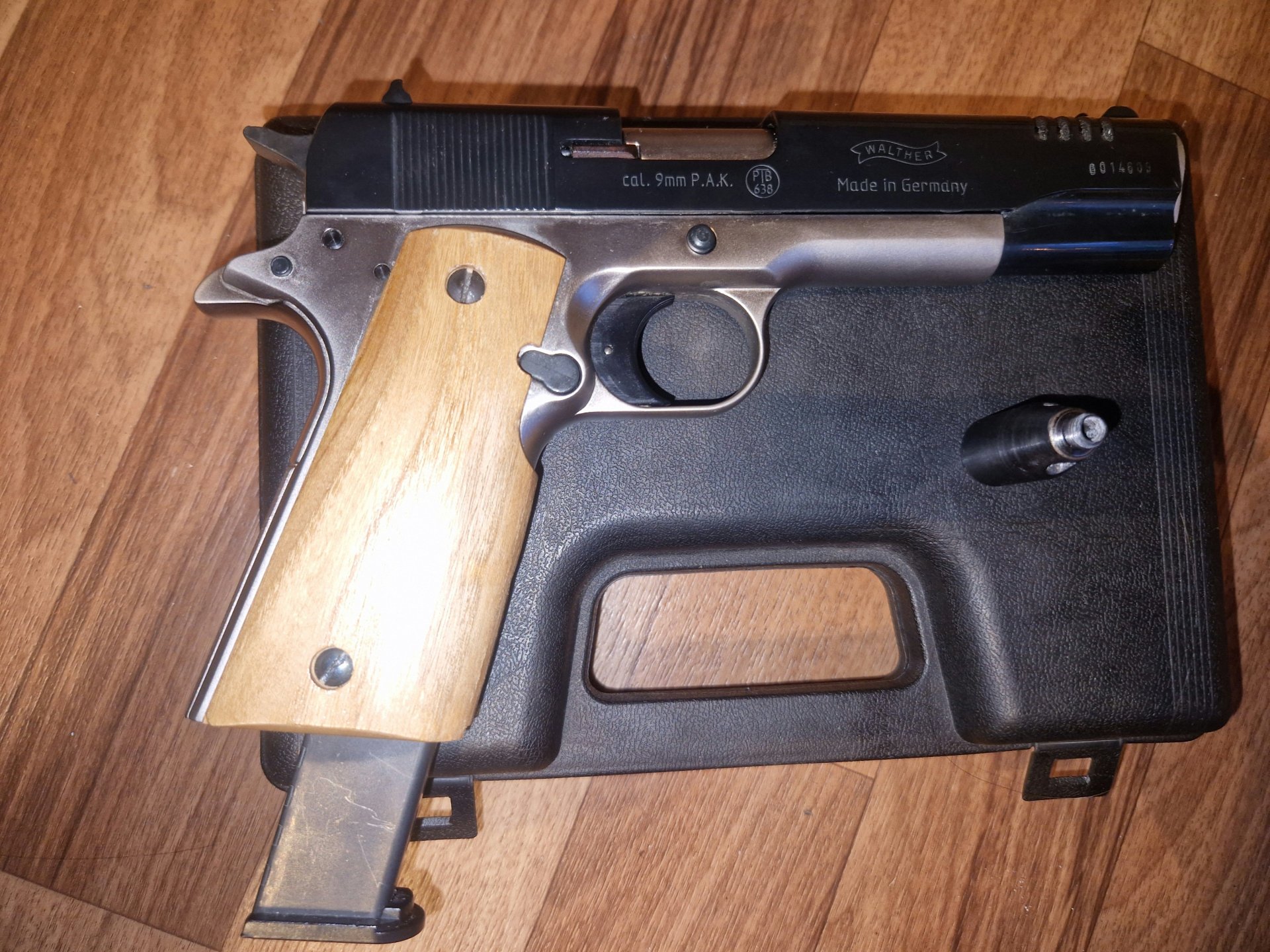 Walther Big Bore S PAK 9mm Holzgriff – Bild 3