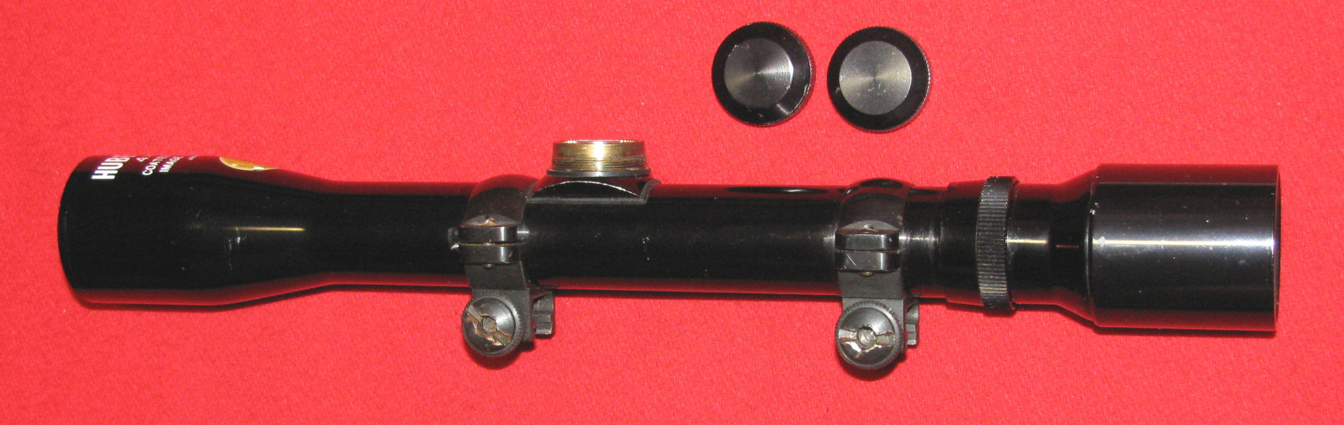ZF / Zielfernrohr, ein HUBERTUS 4 x 32 mit dem Absehen 1 und 10mm Montage – Bild 1