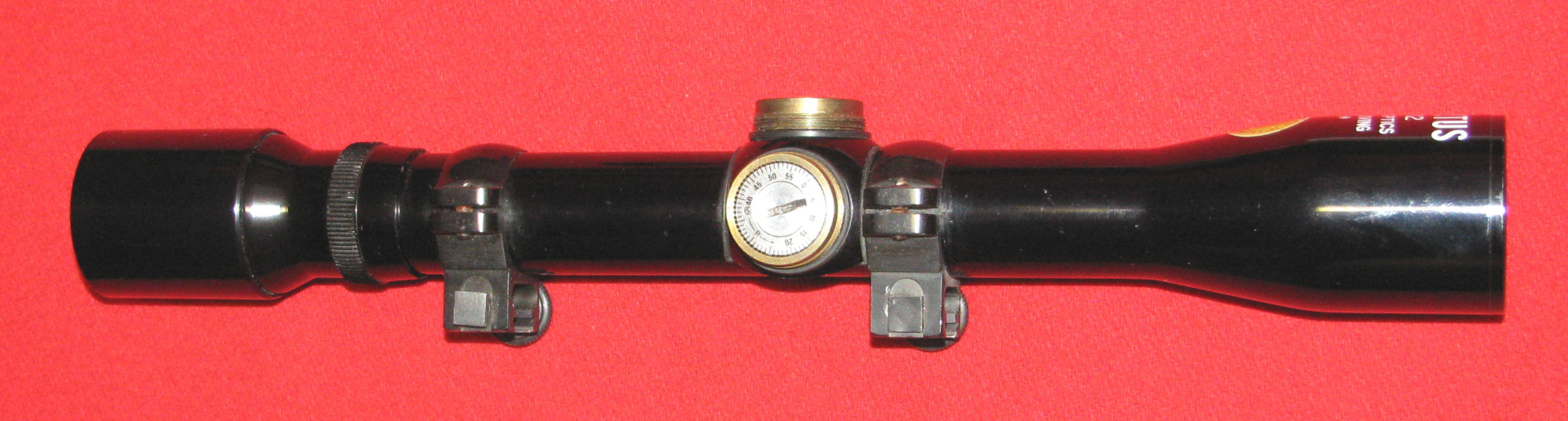 ZF / Zielfernrohr, ein HUBERTUS 4 x 32 mit dem Absehen 1 und 10mm Montage – Bild 3