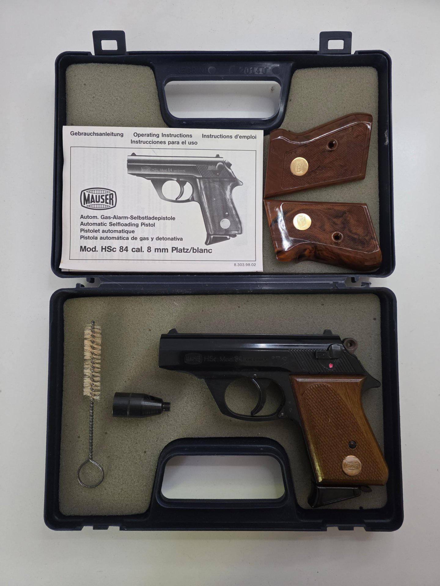 SAMMLERSTÜCK MAUSER HSC 84 8MM K. MIT HOLZGRIFFSCHALEN SEHR SELTEN! – Bild 4